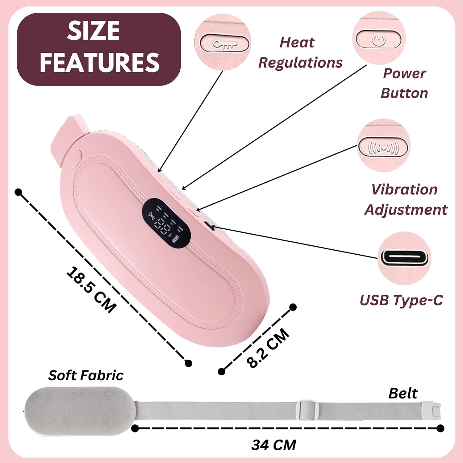 Period Pain Relief Belt